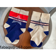 Dior Star Cotton Socks 2021 1105100