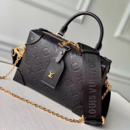 Louis Vuitton Locky BB Square One Top Handel Bag in Monogram Embossed Leather M56319 Black 2020