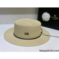 Dior Straw Wide Brim Hat DH31406 Beige 2022