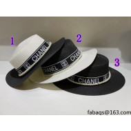 Chanel Straw Wide Brim Hat CHH31506 2022