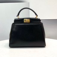 Fendi Peekaboo Mini Lambskin Bag Black 2021 2590