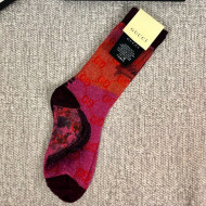 Gucci Medium Socks with Multicolor GG 2019