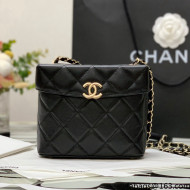 Chanel Lambskin Small Dinner Bag AS2877 Black 2021