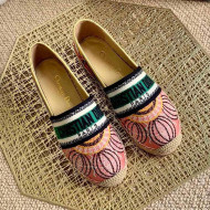 Dior Granville Espadrilles in Muliticolor In Lights Embroidery 2021