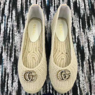 Gucci Crochet Espadrille Beige 2018