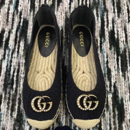 Gucci Crochet Espadrille Black 2018