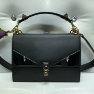 Fendi Bag Bugs Kan I Medium Top Handle Bag Black/Gold 2019