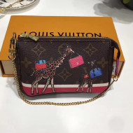 Louis Vuitton Monogram Canvas Mini Pochette Bag M62087 2017