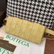 Bottega Veneta Wax Calfskin Belt Bag Yellow 2021