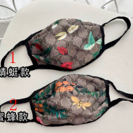 Gucci GG Insect Print Mask 2020 Two Color