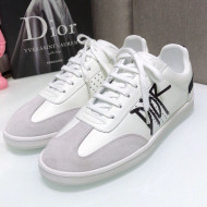 Dior Homme B01 Calfskin Suede Sneakers White 2021 07