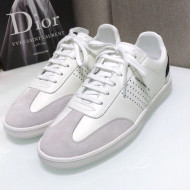 Dior Homme B01 Calfskin Suede Sneakers White 2021 08