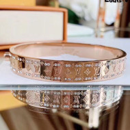 Louis Vuitton Monogram Bracelet Rose Gold 2019