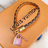 Louis Vuitton Monogram Canvas Love Lock Bracelet 2019