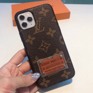 Louis Vuitton Monogram Canvas Patch iPhone Case Brown 2021