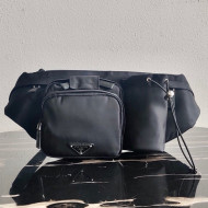 Prada Nylon Belt Bag VA0056 Black 2021