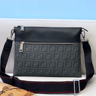 Fendi Men's Flat Messenger Bag Black 2021