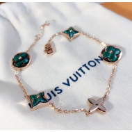 Louis Vuitton Color Blossom BB MULTI-MOTIFS Bracelet LVB02 Green 2021