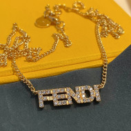 Fendi Logo Necklace 2021 082575