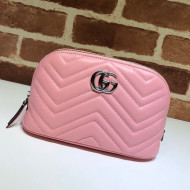 Gucci GG Marmont Large Cosmetic Case 625690 Pastel Pink 2020