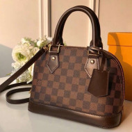 Lousi Vuitton Damier Ebene Canvas Alma BB Bag N41221