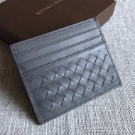 Bottega Veneta Woven Credit Card Case/Holder Grey 2021