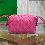 Bottega Veneta Mini Loop Crossbody Bag Pink 2021