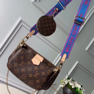 Louis Vuitton Multi-Pochette Accessoires Triple Monogram Canvas Shoulder Bag M44813 02 