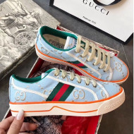 Gucci GG Tennis 1977 Low-top Sneakers Light Blue/White 2020 (For Women and Men)