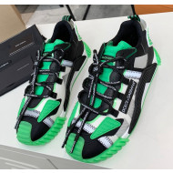 Dolce & Gabbana NS1 Sneakers in Mixed Materials Green/Black 2020(For Women and Men)