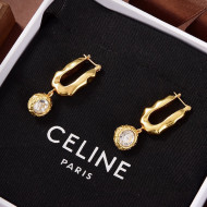 Celine Crystal Earrings CE2212117 Gold 2022