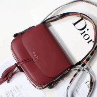 Dior Calfskin Diorodeo Hobo Bag Burgundy 2019