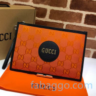 Gucci Off The Grid GG Nylon Pouch 625598 Orange 2020