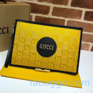 Gucci Off The Grid GG Nylon Pouch 625598 Yellow 2020