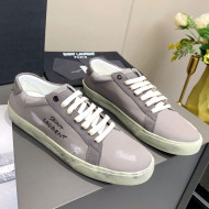 Saint Laurent Canvas Sneakers Grey 2021 06