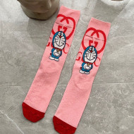 Doraemon x Gucci Socks Pink 2021