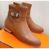 Hermes Calfskin Neo Ankle Boot Brown 2020