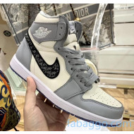 Nike x Dior Air Jordan High-Top Sneakers Grey/White 2020 (For Women and Men)