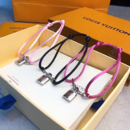 Louis Vuitton Silver Lockit X Virgil Abloh Bracelet 2020