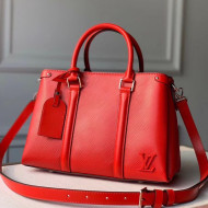 Louis Vuitton Soufflot BB Epi Leather Top Handle Bag M55615 Red 2020