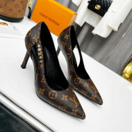 Louis Vuitton Signature Monogram Canvas Pumps 8.5cm Brown 2022