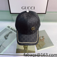 Gucci Multicolor Canvas Baseball Hat Black 2022 09