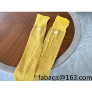 Chanel Socks Yellow 2022 040181