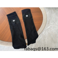 Chanel Socks Black 2022 040182