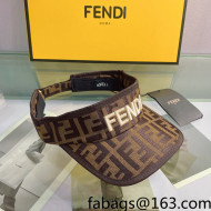 Fendi FF Visor Hat Brown 2022 0401163