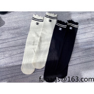 Chanel Socks White 2022 040183