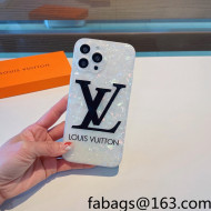 Louis Vuitton Diamond-Shaped iPhone Case White/Black 2022 0310130