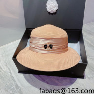 Chanel Straw Bucket Hat Beige 2022 040115