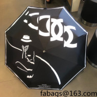 Chanel CC Umbrella Black 2022 040106