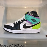 Nike Air Jordan AJ1 Mid-top Sneakers Multicolor 2021 112381